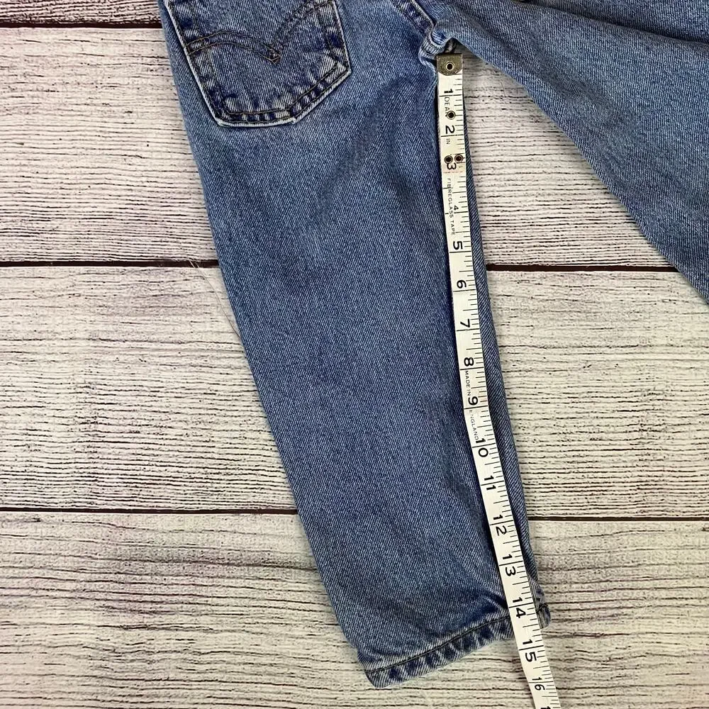 Vintage 1990s Levi's 550 Blue Denim Jeans - Picture 6 of 9